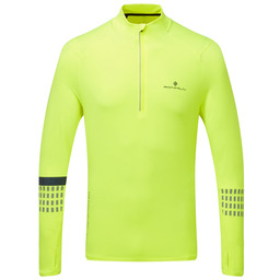 RONHILL Bluza biegowa męska AFTERHOURS 1/2 ZIP fluo