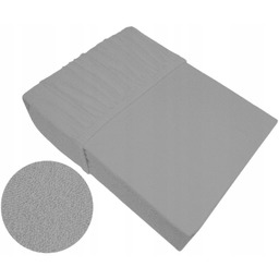 Prześcieradło frotte z gumką 200x220 Bielbaw Greno stalowe