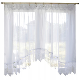 Firana Do Kuchni firanka woal z gipiurą 300x100wys