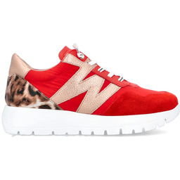 Hiszpańskie sneakersy premium - WONDERS A-24100 CZERWONE