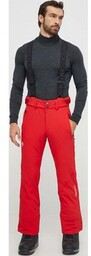 Descente spodnie narciarskie Swiss kolor czerwony