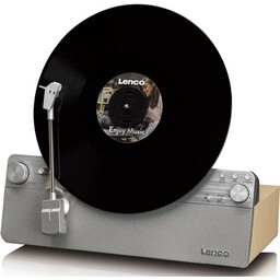 LENCO Gramofon LSA-071SI Bluetooth Srebrny