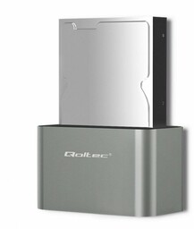 Qoltec Stacja dokująca dysków HDD/SSD 2.5"/3.5" SATA USB