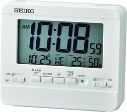 Seiko QHL086W zegarek, biały, standardowy