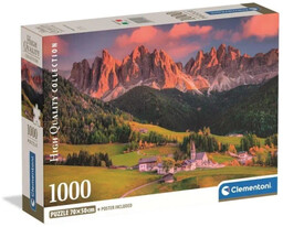 Puzzle 1000 Magical Dolomites - Clementoni