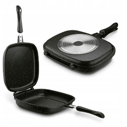 Patelnia grillowa dwustronna indukcja 32 x 24 cm