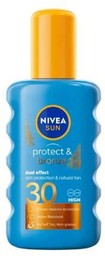 NIVEA SUN Protect&bronze balsam w sprayu do opalania