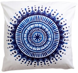 Poduszka Blue mandala, 40 x 40 cm