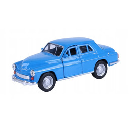 Model samochodu 1:34, PRL Warszawa 224 niebieski SAMOCHODZIK