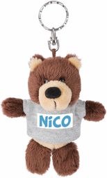 NICI 44689 Breloczek do kluczy niedźwiedź z koszulką