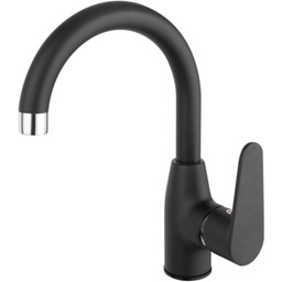 Bateria umywalkowa z obrotowa wylewką CORDOBA czarna