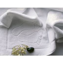 Faro Dywanik łazienkowy 50x70 Stopki biały bawełniany frotte