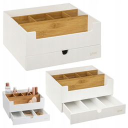 Pudełko Pojemnik Organizer Box Do Przechowywania Skrzynka Biały