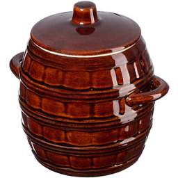 Beczka kamionkowa Helios 2.5L, z pokrywką