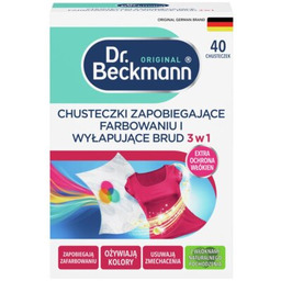 DR BECKMANN Chusteczki do prania 3w1 wyłapujące kolor