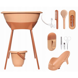 Zestaw Kąpielowy Wanienka 8 Elementów Spiced Copper Luma