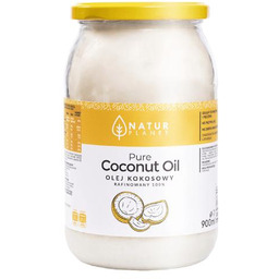 NaturPlanet Olej Kokosowy Rafinowany, 900ml