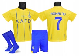 Ronaldo koszulka spodenki getry rozmiar 134