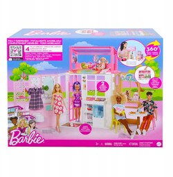 Barbie Kompaktowy domek dla lalek
