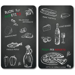 Kesper Podkładki z żaroodpornego szkła, komplet 2 szklanych