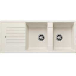 BLANCO Zlewozmywak dwukomorowy z ociekaczem Zia 8 S