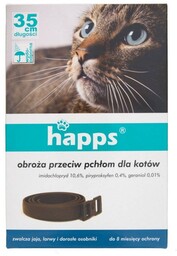 HAPPS - obroża przeciw pchłom dla kotów 35cm