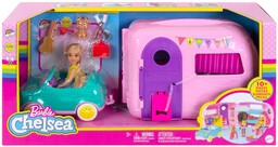 Lalka Barbie Chelsea Auto kabriolet FXG90 Kamper Piesek