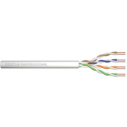 Kabel teleinformatyczny instalacyjny DIGITUS kat.5e, U/UTP, Eca, drut,