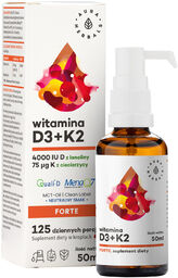 Aura Herbals Witamina D3 4000 IU + K2