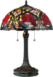 Lampa stołowa witrażowa TIFFANY LARISSA QZ/LARISSA/TL Elstead