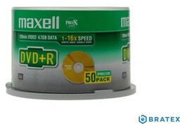 Maxell płyta DVD plus R 4,7 16x cake