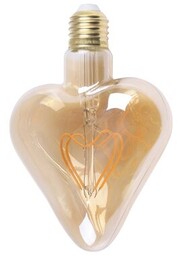 GOLDLUX Żarówka LED DecoVintage Amber Serce 316608 2.3W