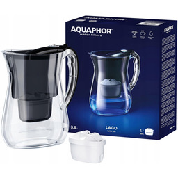 Dzbanek filtrujący Aquaphor Lago Czarny Wkład Maxfor+