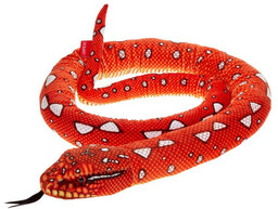 Beppe, Maskotka Wąż czerwony, 180 cm