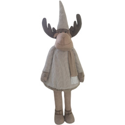 Renifer tekstylny 154 cm beżowy