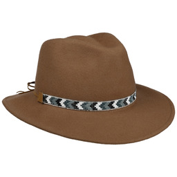 Kapelusz Wełniany Cerroda Traveller by Lierys, jasnobrązowy, cm