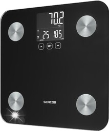 Waga łazienkowa analityczna Sencor LCD Max 180 kg