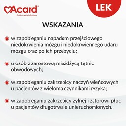 Acard 75mg x60 tabletek