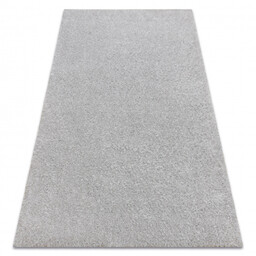 Dywan BUENOS 7005 shaggy jednolity, jednokolorowy srebrny 60x100