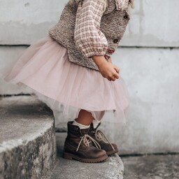 Tiulowa spódniczka Pudrowy róż - Nomad Kid -