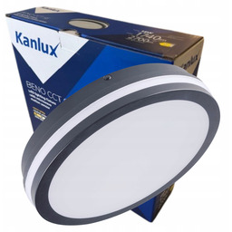 Kanlux plafon Led Beno 24-30W Cct-o G grafit