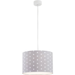 Lampa dziecięca wisząca dziecięca MAGIC 4134 szara gwiazdki