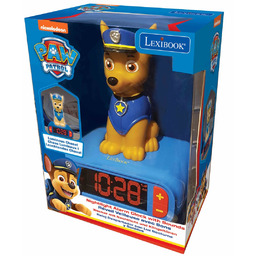 Budzik Cyfrowy Z Lampką Nocną Psi Patrol