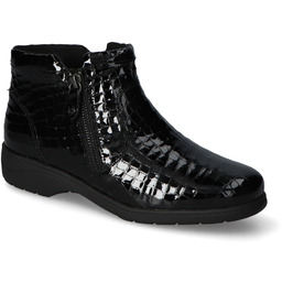 Botki Caprice 9-25460-45/014 Czarne kroko