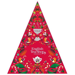 Kalendarz adwentowy English Tea Shop Czerwona Choinka 25x2g