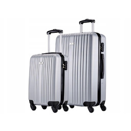 Zestaw 2 Walizek 18 I 26 Cale Silver