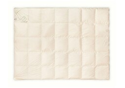 Kołdra puchowa 90% 200x200 Organic całoroczna 1350g kremowa