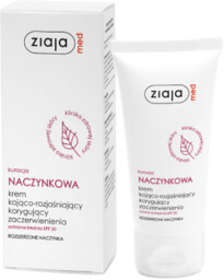ZIAJA MED NACZYNKOWA Krem kojąco-rozjaśniający SPF20, 50ml