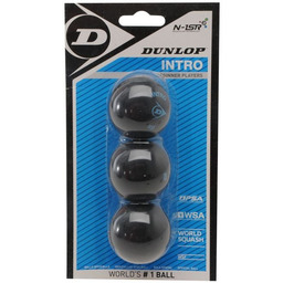 Piłki Do Squasha Dunlop Intro 3 szt