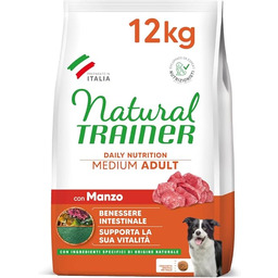 TRAINER naturalny średni ryż wołowiny kilogramy 12 suchej